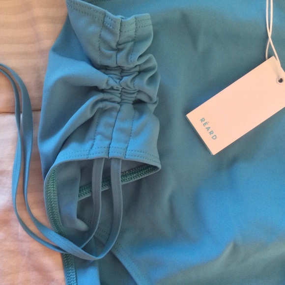 REARD Designer Turquoise 2 piece bathing suit NWT size 10 - Picture 4 of 12